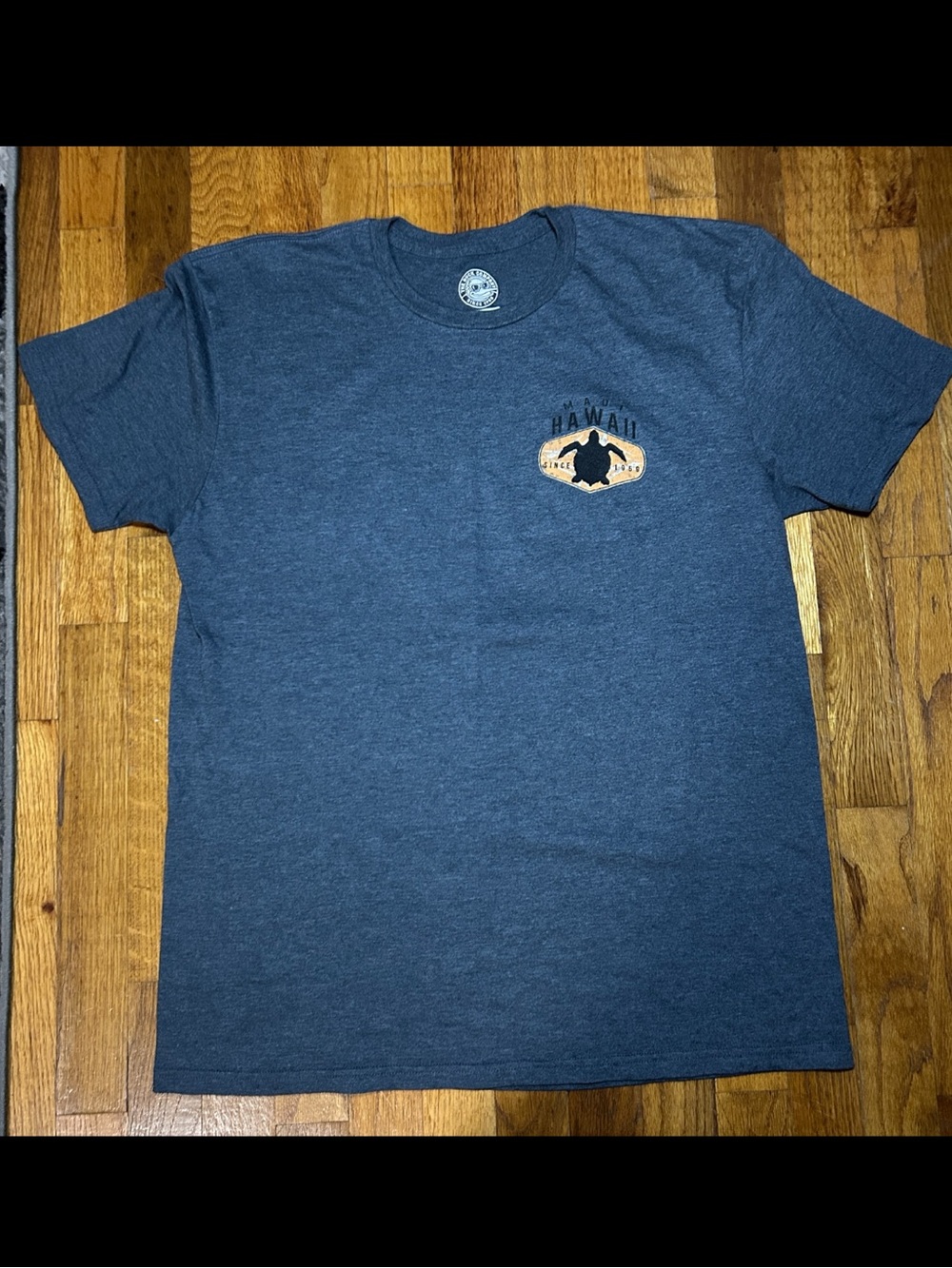 The Duck Company Maui Hawaii Soft Blue Graphic Tee Size Large